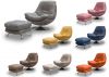Axis Swivel Chair & Footstool Range by SofaHouse