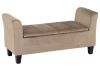 Amelia Storage Ottoman in Oyster by Wholesale Beds & Furniture Angle