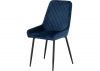 Sapphire Blue Velvet Avery Dining Chairs by Wholesale Beds & Furniture Other Angle