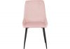 Baby Pink Velvet Avery Dining Chairs by Wholesale Beds & Furniture Front 