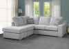 Clyde LHF Corner Sofabed in Silver by Sweet Dreams