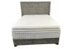Connoisseur Bedframe and Mattress Set by Comfizone Front Angle