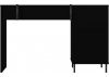 Madrid Black/Acacia Effect Computer Desk by Wholesale Beds & Furniture Back
