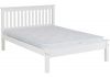 Monaco White Low End 5ft (King) Bedframe by Wholesale Beds