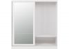 Nevada White Gloss 2-Door Sliding Wardrobe by Wholesale Beds & Furniture Right Open