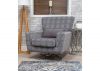 Poppy Grey Swivel Chair by Sofahouse Room