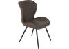 Quebec Brown Faux Leather Dining Chairs by Wholesale Beds & Furniture Angle