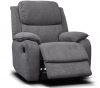 Parker Fabric Sofa Range in Grey by SofaHouse 1 Seater Recliner