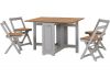 Santos Grey Butterfly Dining Set by Wholesale Beds
