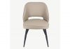 Sutton Mink PU Dining Chair by Balmoral Front