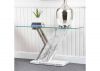 Lusso White Marble-Effect Console Table by CIMC Room