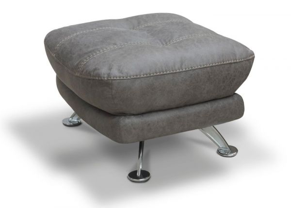 Axis Swivel Chair & Footstool by SofaHouse - Dark Grey Footstool