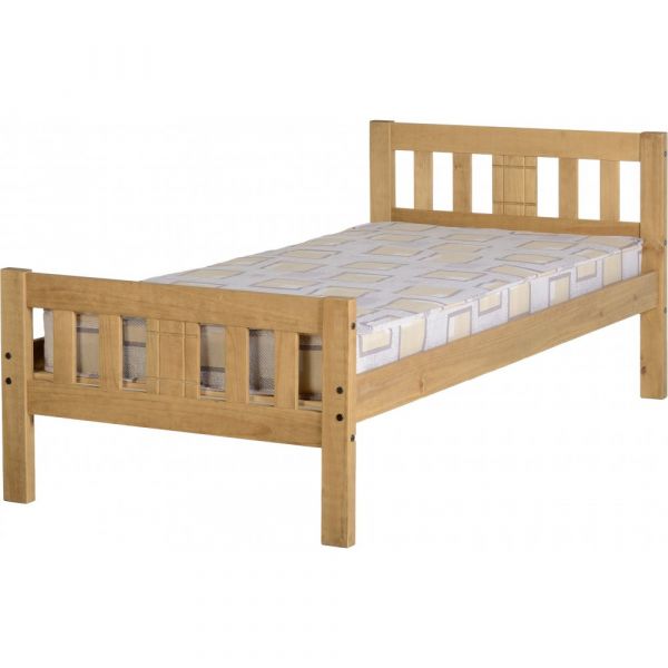 Pine Rio 3' Single Bed by Wholesale Beds