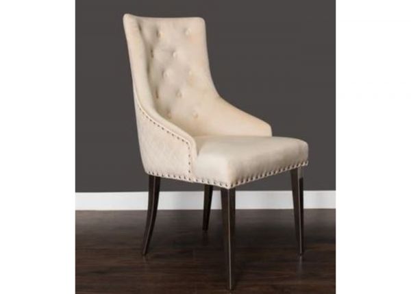 Lions Head Dining Chair in Beige by Honey B