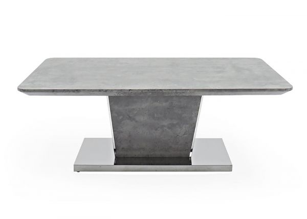 Beppe Light Grey Concrete Effect Coffee Table by Vida Living
