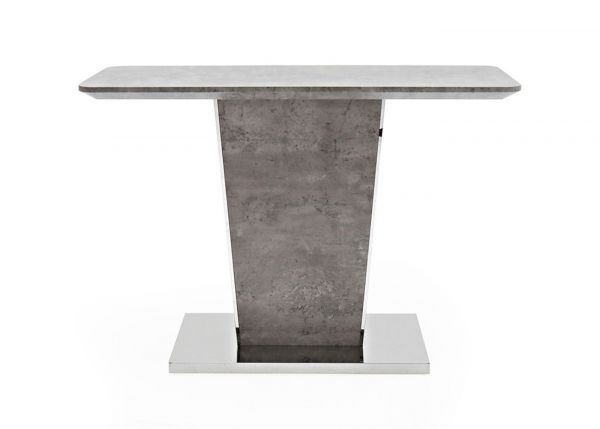 Beppe Light Grey Concrete Effect Console Table by Vida Living