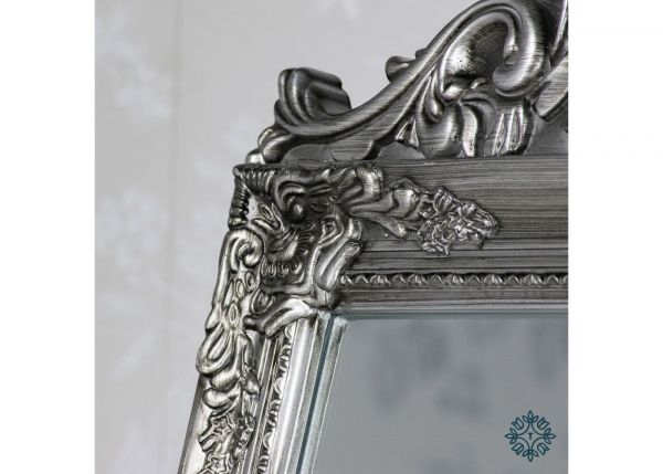 Chateau Cheval Mirror in Silver by Tara Lane Top