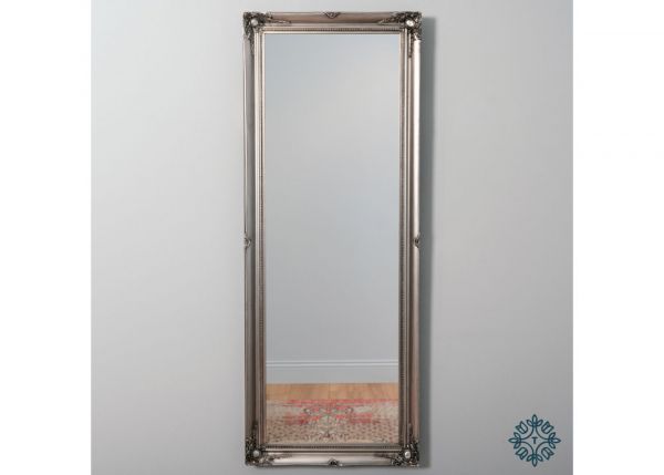 Chateau Wide Cheval Mirror in Champagne by Tara Lane Wall