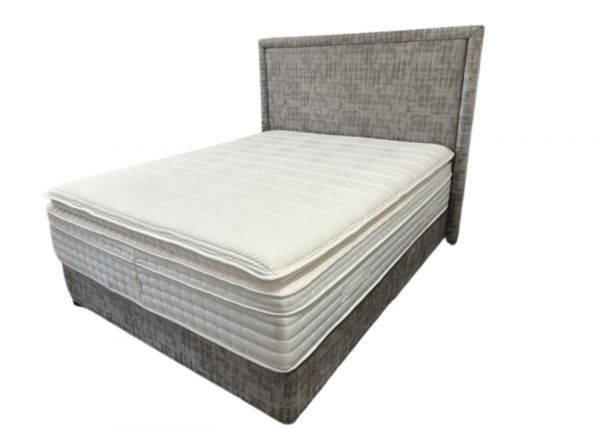 Connoisseur Bedframe and Mattress Set by Comfizone Side Angle