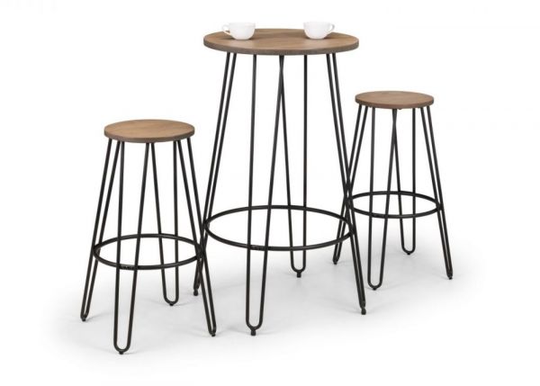 Dalston Round Bar Range by Julian Bowen-Table Only