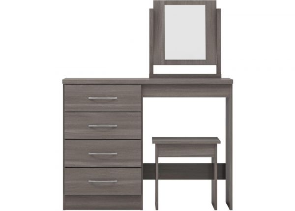 Nevada Black Wood Grain Dressing Table by Wholesale Beds & Furniture