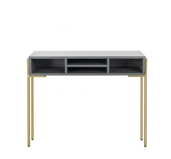 Madrid Grey & Gold Console Table by Vida Living