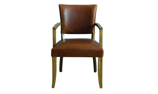 Duke Leather Arm Chair Range by Vida Living
