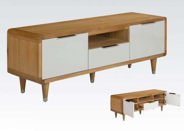 Girona Oak Large TV Unit by Annaghmore