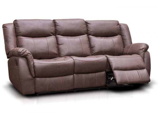 Walton Hazel Fabric 3-Seater Fully Reclining Sofa by Sofa House