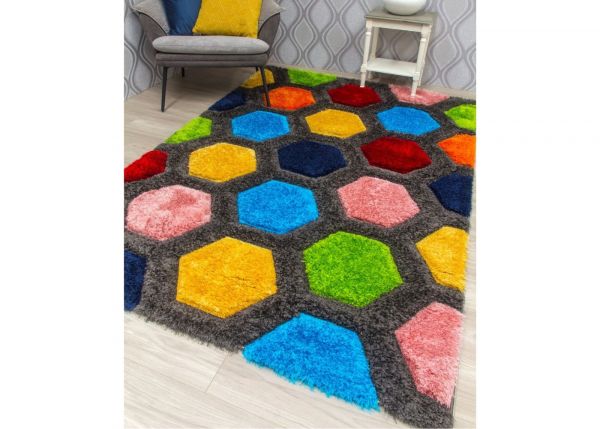 Paradise Honeycomb Rug Range by Home Trends 
