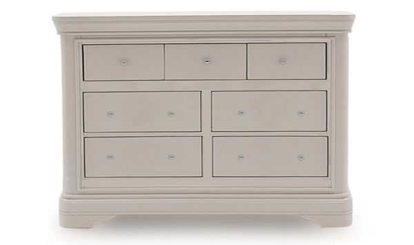 Mabel 7 Drawer Dressing Chest in Taupe by Vida Living 
