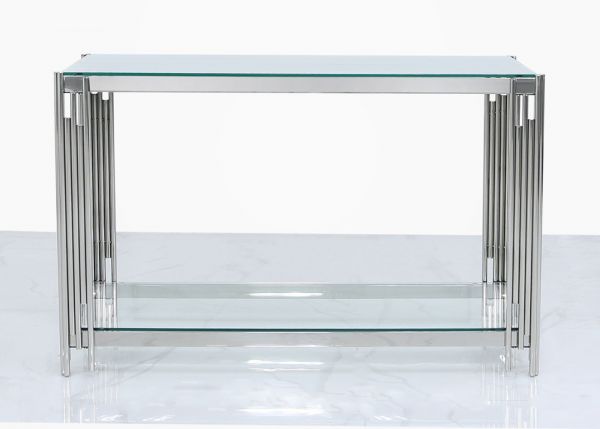 Cohen Silver Console Table by CIMC 