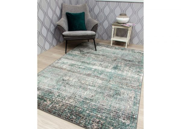Mystique Green Bohemian Rug Range by Home Trends