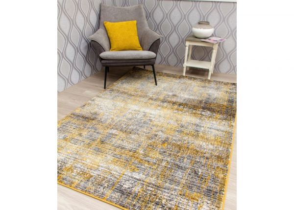 Mystique Yellow Bohemian Rug Range by Home Trends