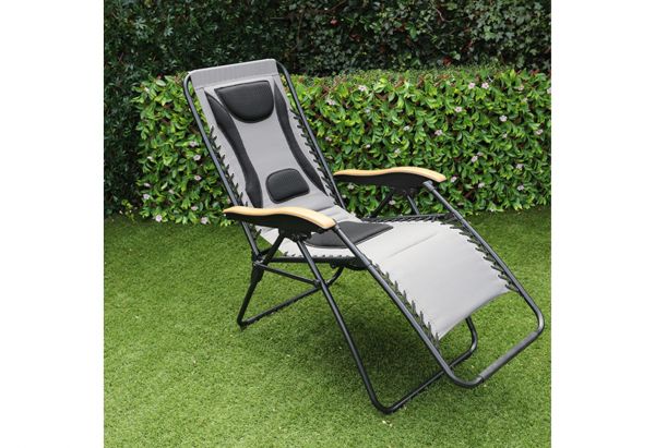 Zero Gravity Relaxer Chair in Grey