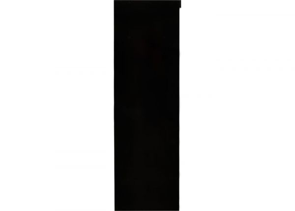 Nevada Black Gloss 2-Door Sliding Wardrobe by Wholesale Beds Side