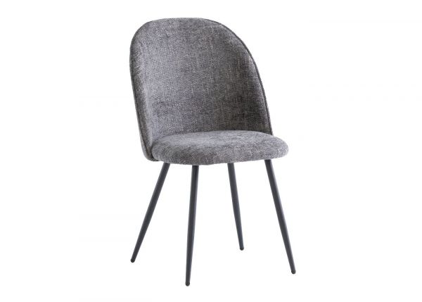 Ranzo Dining Chair in Graphite Angle