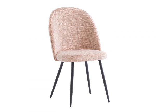 Ranzo Dining Chair in Pink Angle