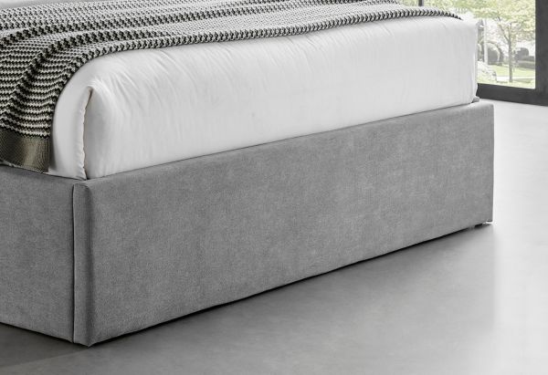 Rosa Storage Bedframe in Light Grey Range by Limelight