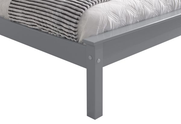 Taurus Grey Bedframe with Low Footend Range by Limelight