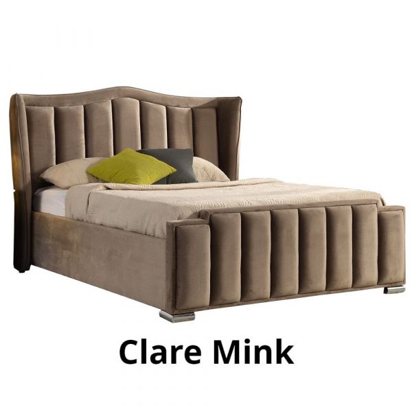 Clare Mink 4ft6 Double Gas-Lift Bedframe by GIE 
