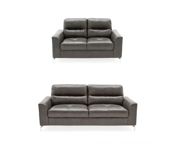 Tanaro Grey 3-Seater + 2-Seater Sofa Set by Vida Living