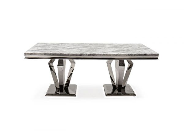 Arturo 1.6m Grey Rectangular Dining Table by Vida Living