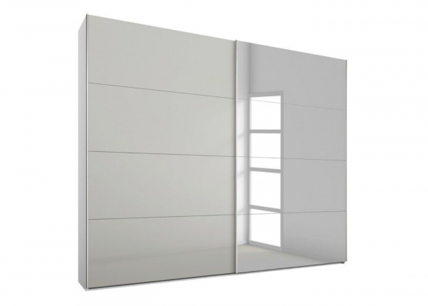 Stuttgart 2-Door (1 Mirrored) Sliding Wardrobe Range by Rauch