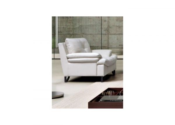 Pisa Mastic 1-Seater Italian Leather Sofa