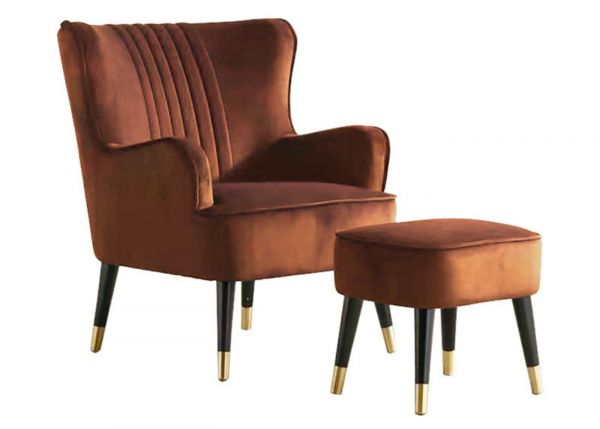 Jude Accent Chair & Footstool Range by Vida Living