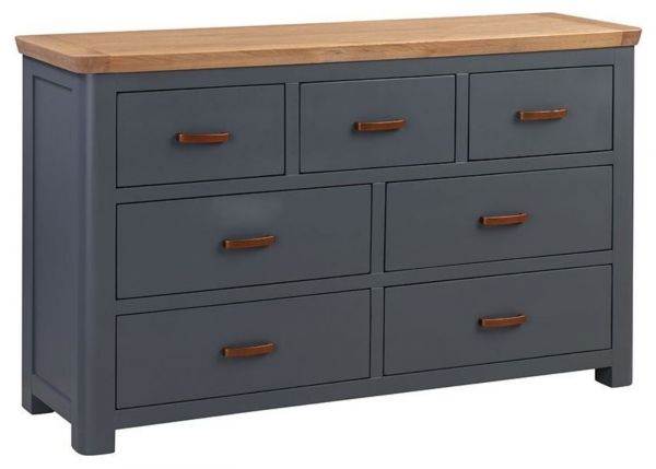 Treviso Midnight Blue 3+4 Drawer Chest by Annaghmore