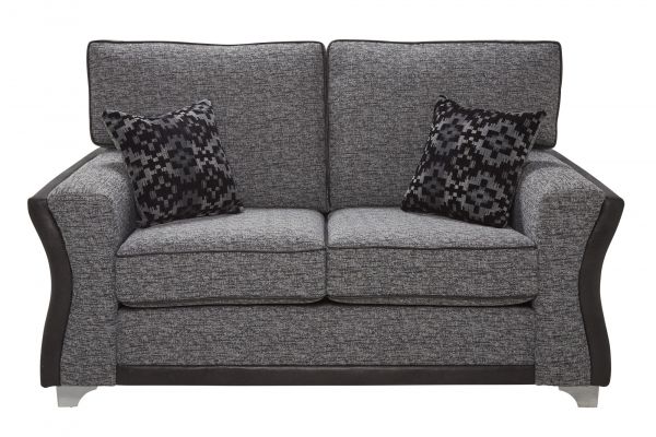 Wave Como Charcoal/ Colorado Black 2 Seater Sofa by Red Rose 